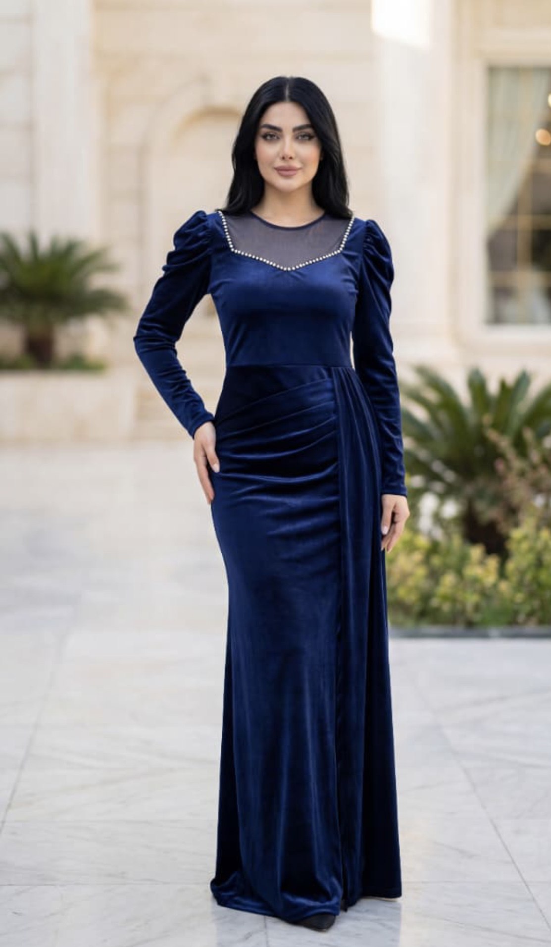لباس مجلسی زنانه و دخترانه ، ماکسی مجلسی مدل هاوین ، لباس مجلسی پوشیده سایز ۳۸ الی ۵۰