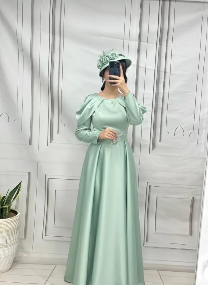 لباس مجلسی زنانه و دخترانه ، ماکسی مجلسی مدل مرسانا ، لباس مجلسی پوشیده با حجاب سایز ۳۸ الی ۴۸
