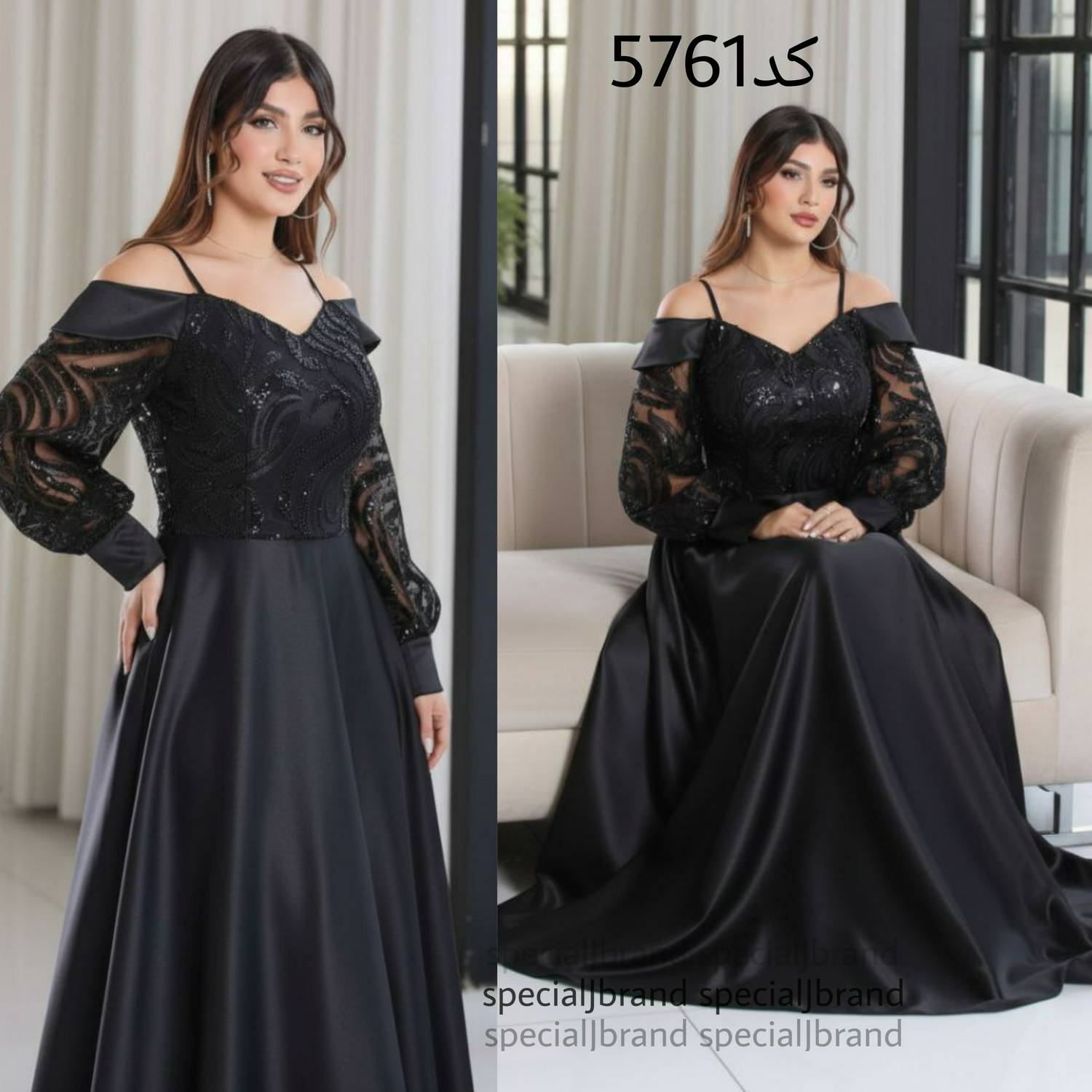 لباس مجلسی زنانه و دخترانه ، ماکسی مجلسی مدل آلارا ، لباس پوشیده مجلسی سایز ۳۸ الی ۴۶