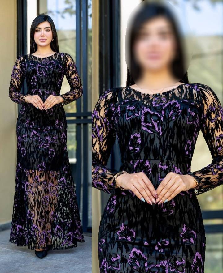 لباس مجلسی زنانه و دخترانه ، ماکسی مجلسی مدل هیلدا ، لباس مجلسی پوشیده سایز ۳۸ الی ۵۰