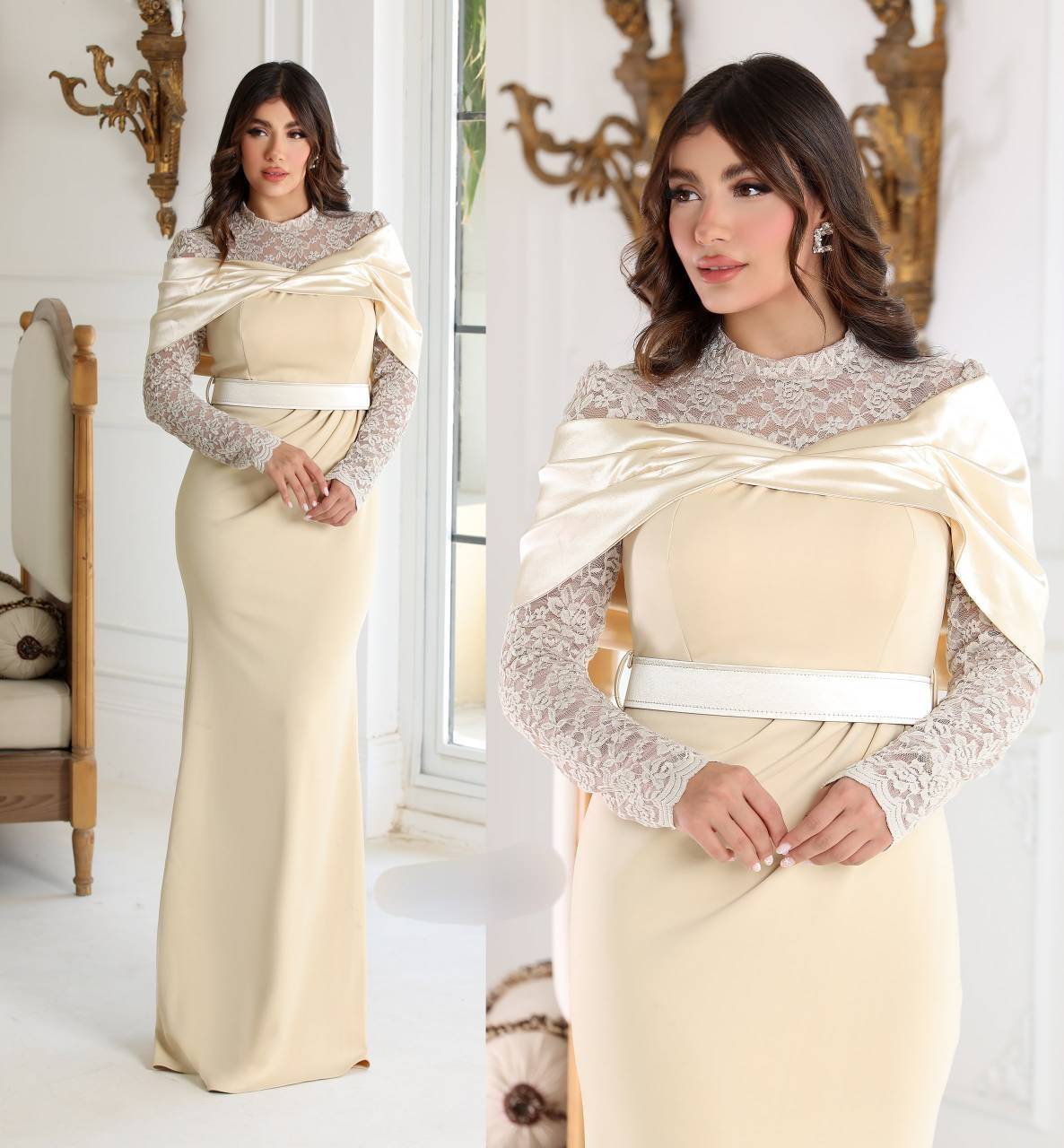 لباس مجلسی زنانه و دخترانه ، ماکسی مجلسی مدل اولماز ، لباس مجلسی پوشیده و با حجاب سایز ۳۸ الی ۴۸