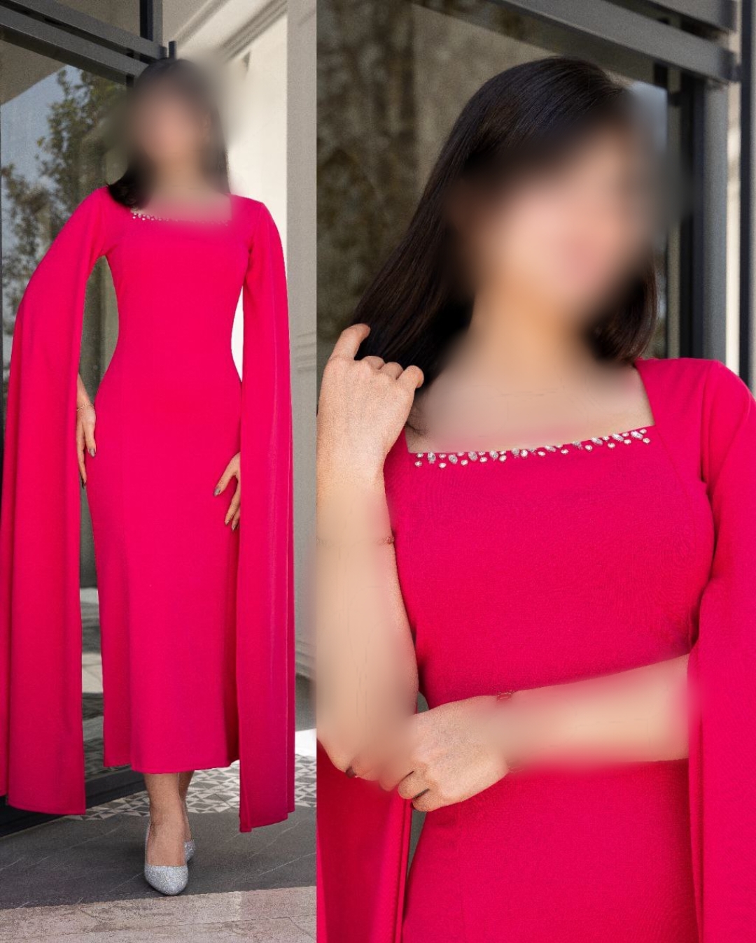 لباس مجلسی زنانه و دخترانه ، ماکسی مجلسی مدل رزیار ، لباس مجلسی سایز ۳۸ الی ۵۰