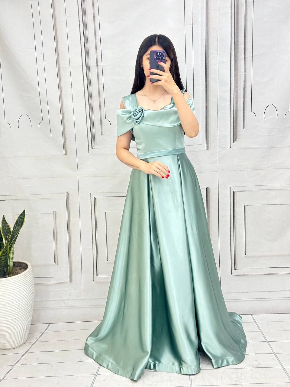 لباس مجلسی زنانه و دخترانه ، ماکسی مجلسی مدل دنیز ، لباس بلند مجلسی سایز ۳۶ الی ۵۲