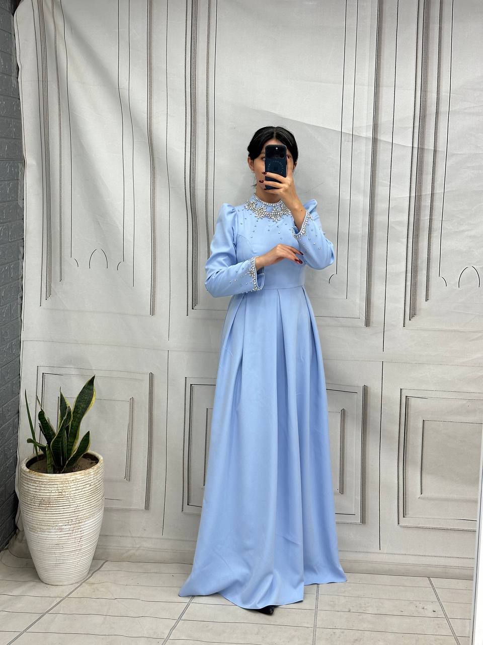 لباس مجلسی زنانه و دخترانه ، ماکسی مجلسی مدل حنا ، لباس مجلسی پوشیده سایز ۳۶ الی ۵۰