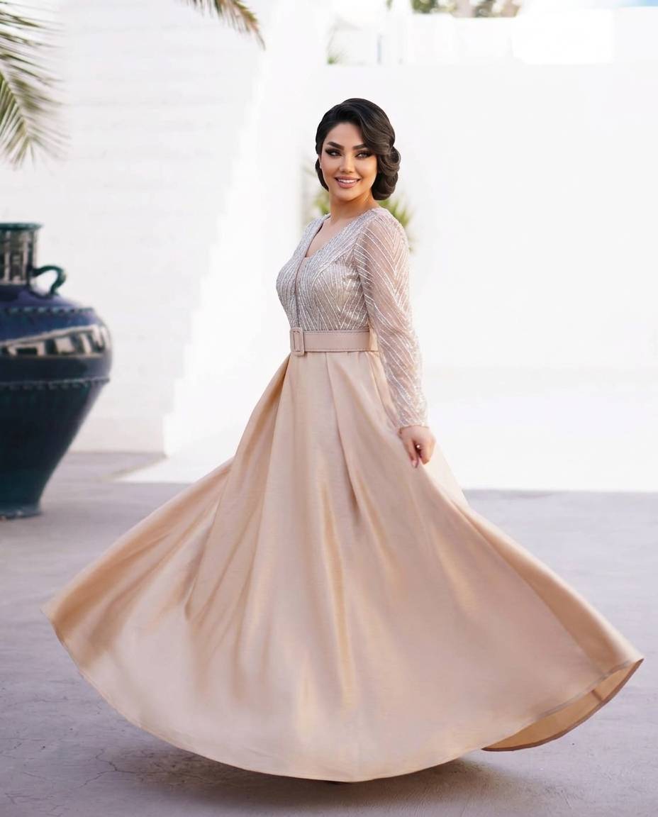 لباس مجلسی زنانه و دخترانه ، ماکسی مجلسی مدل پرنیا ، لباس مجلسی پوشیده سایز ۳۸ الی ۴۸