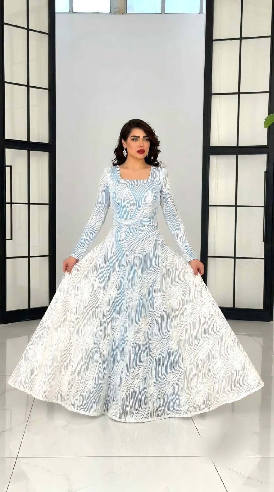 لباس مجلسی زنانه و دخترانه ، لباس مجلسی مدل پریچهر ، لباس مجلسی پوشیده و با حجاب سایز ۵۰ الی ۵۸