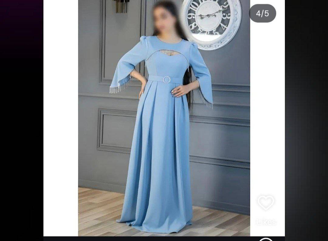لباس مجلسی زنانه و دخترانه ، ماکسی مجلسی مدل سارا ، لباس مجلسی سایز ۳۶ الی ۵۰