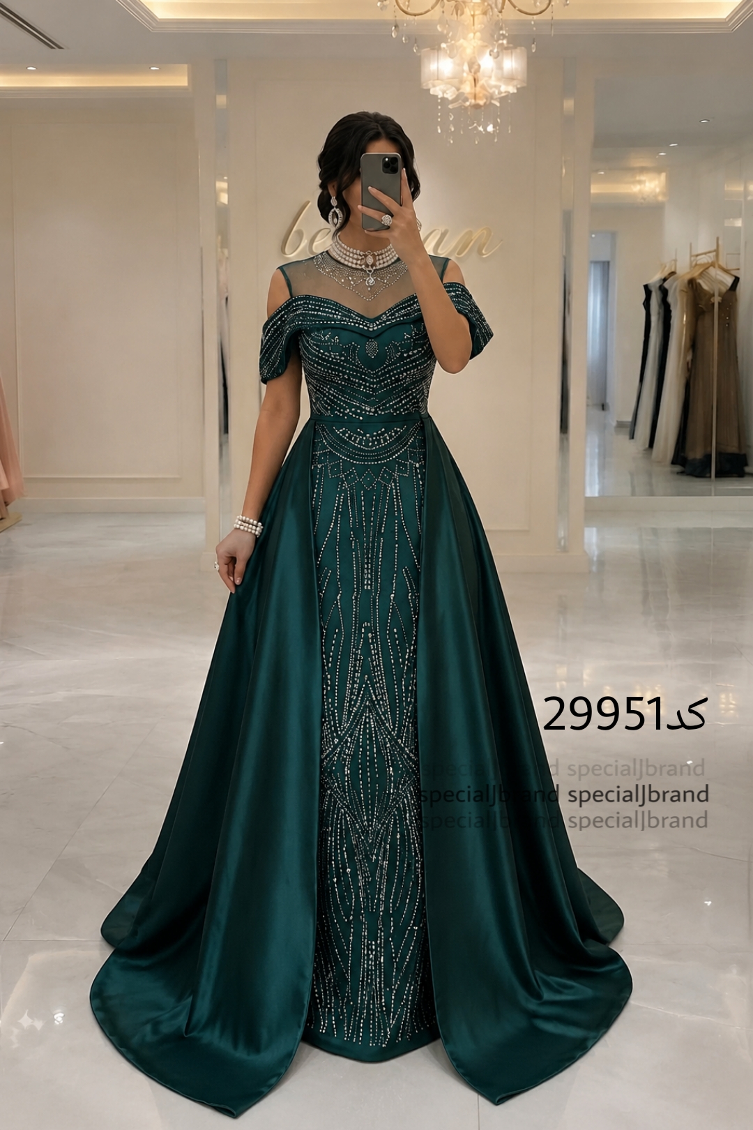 لباس مجلسی زنانه و دخترانه ، ماکسی مجلسی مدل لیلیوم ، ماکسی مجلسی پوشیده و با حجاب سایز ۳۸ الی ۵۲