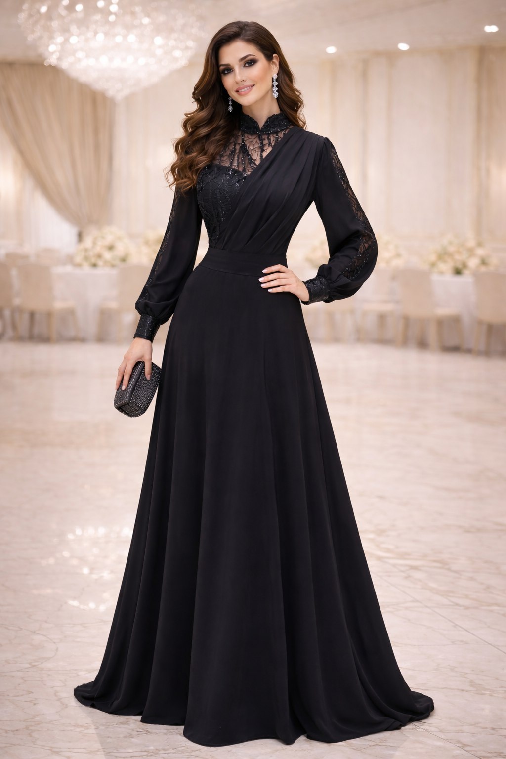 لباس مجلسی زنانه و دخترانه ، ماکسی مجلسی مدل کمند ، لباس مجلسی سایز ۳۸ الی ۵۰