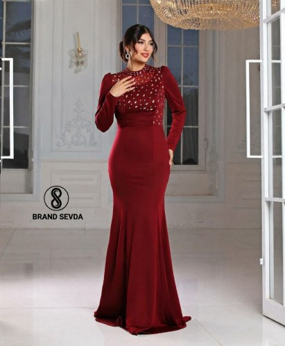 لباس مجلسی زنانه و دخترانه ، ماکسی مجلسی مدل پانا ، لباس مجلسی پوشیده و با حجاب سایز ۳۸ الی ۴۸