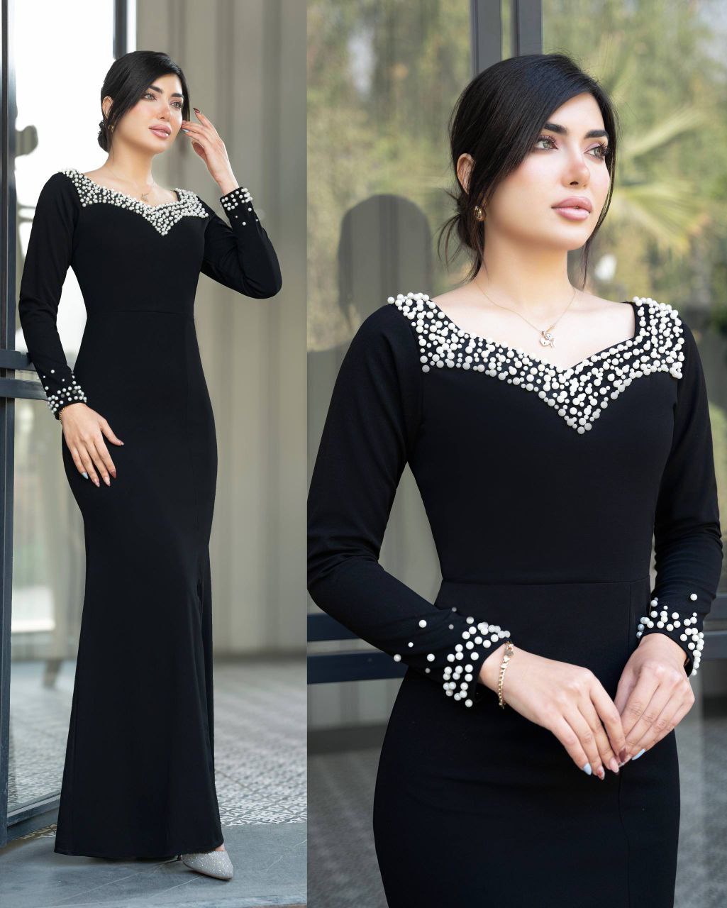 لباس مجلسی زنانه و دخترانه ، ماکسی مجلسی مدل ماریکا ، ماکسی پوشیده مجلسی سایز ۴۸ الی ۵۲