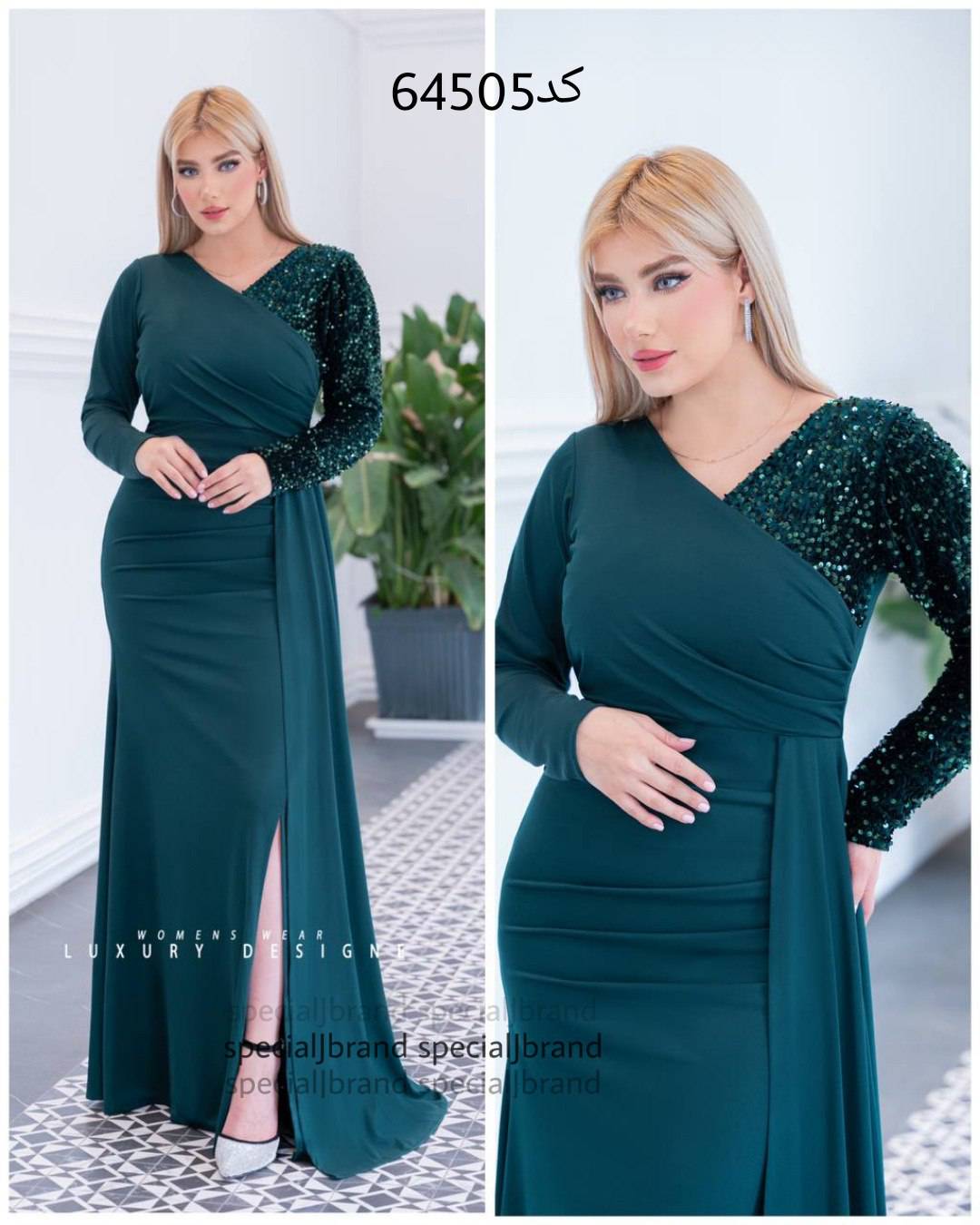 لباس مجلسی زنانه و دخترانه ، ماکسی مجلسی مدل صدف ، لباس پوشیده مجلسی سایز ۳۸ الی ۵۰