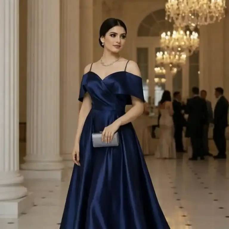 لباس مجلسی زنانه و دخترانه ، ماکسی مجلسی مدل الیزا ، لباس مجلسی سایز ۳۶ الی ۵۰