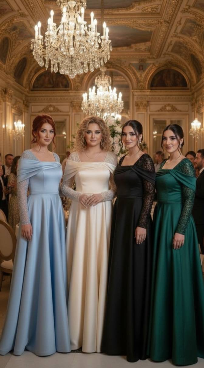 لباس مجلسی زنانه و دخترانه ، ماکسی مجلسی مدل رژین ، لباس مجلسی سایز ۳۸ الی ۵۲