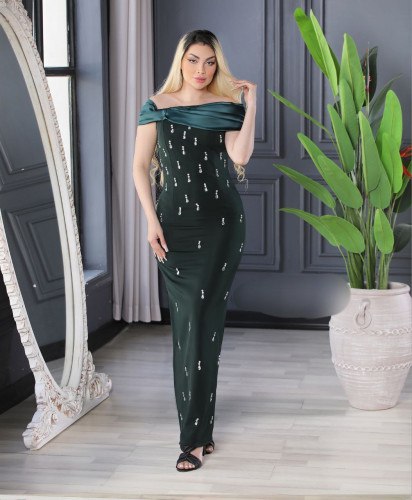لباس مجلسی زنانه و دخترانه مدل کایرا ، ماکسی مجلسی ، لباس بلند مجلسی سایز ۳۸ الی ۴۸