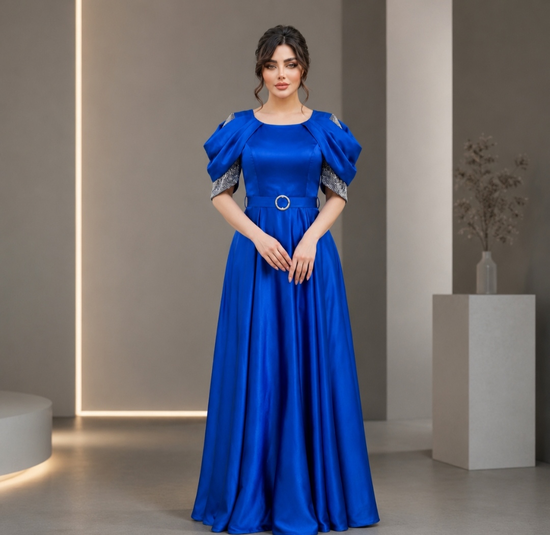 لباس مجلسی زنانه و دخترانه ، ماکسی مجلسی مدل مرسانا ، لباس مجلسی سایز ۳۶ الی ۴۸